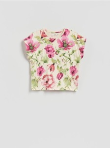 T-shirt z raglanowym rękawem - wielobarwny
