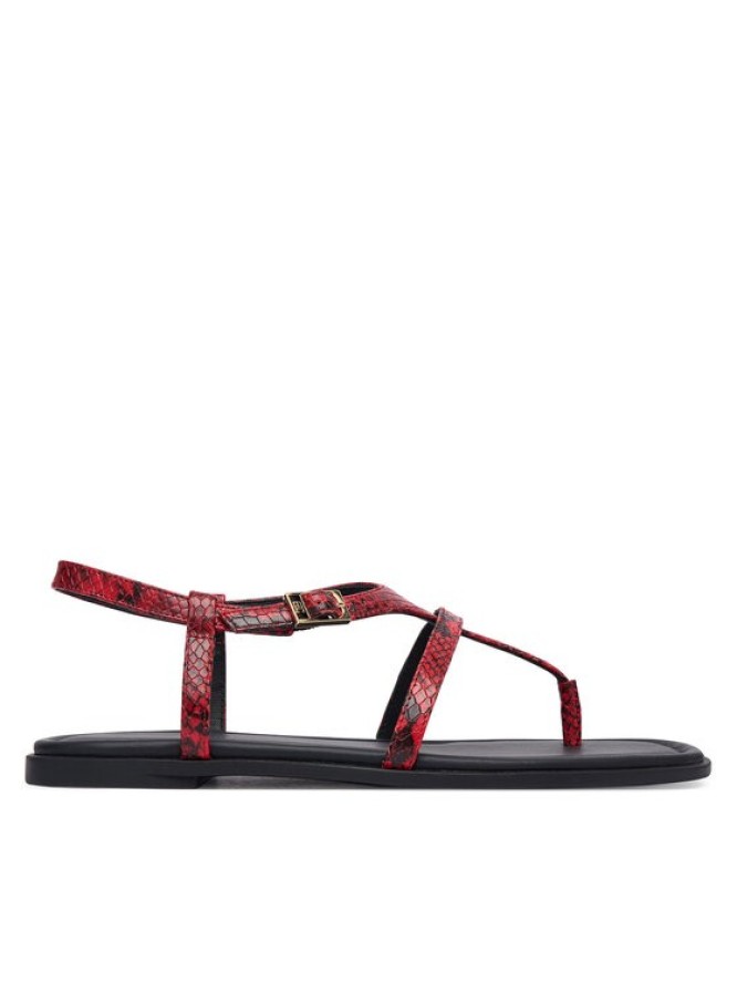 Tommy Hilfiger Sandały Th Buckle FW0FW09514 Czerwony