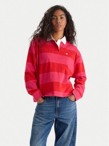 Mustang Polo Anna 1016773 Czerwony Relaxed Fit