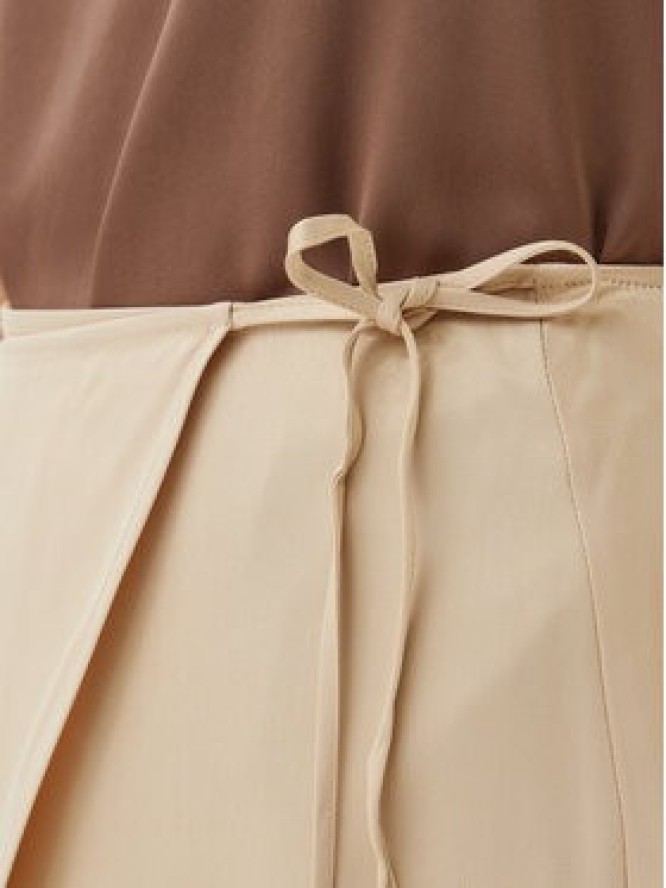 BOSS Spódnica midi Vamarni 50538116 Beżowy Regular Fit