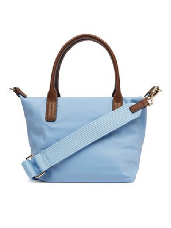 Tommy Hilfiger Torebka Popette Mini Tote AW0AW17709 Błękitny