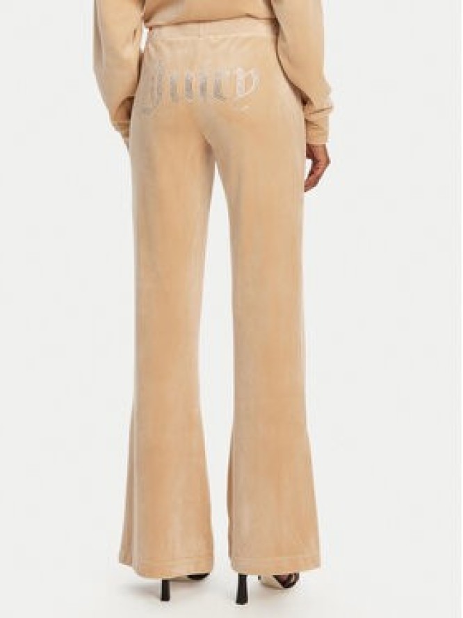 Juicy Couture Spodnie dresowe Christine JCWBJ125304 Beżowy Flared Leg
