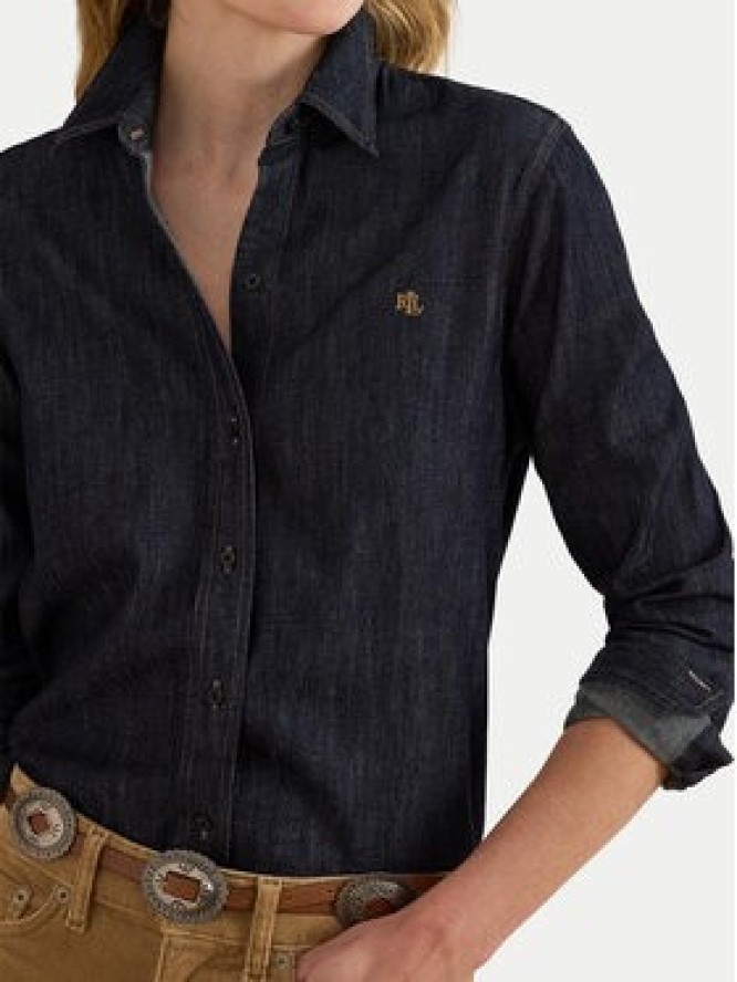 LAUREN RALPH LAUREN Koszula jeansowa 200B20825001 Granatowy Regular Fit