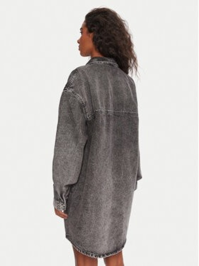 Roxy Sukienka jeansowa Tidal Moon ERJDD03009 Szary Relaxed Fit