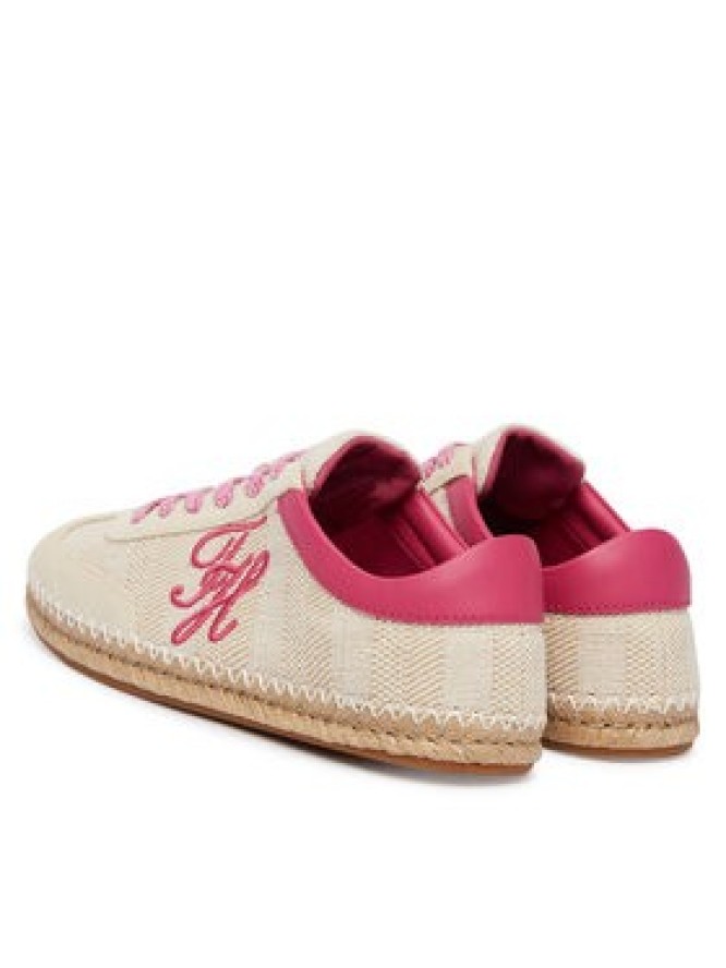 Tommy Hilfiger Espadryle Woven Logo Embroidery FW0FW09108 Beżowy