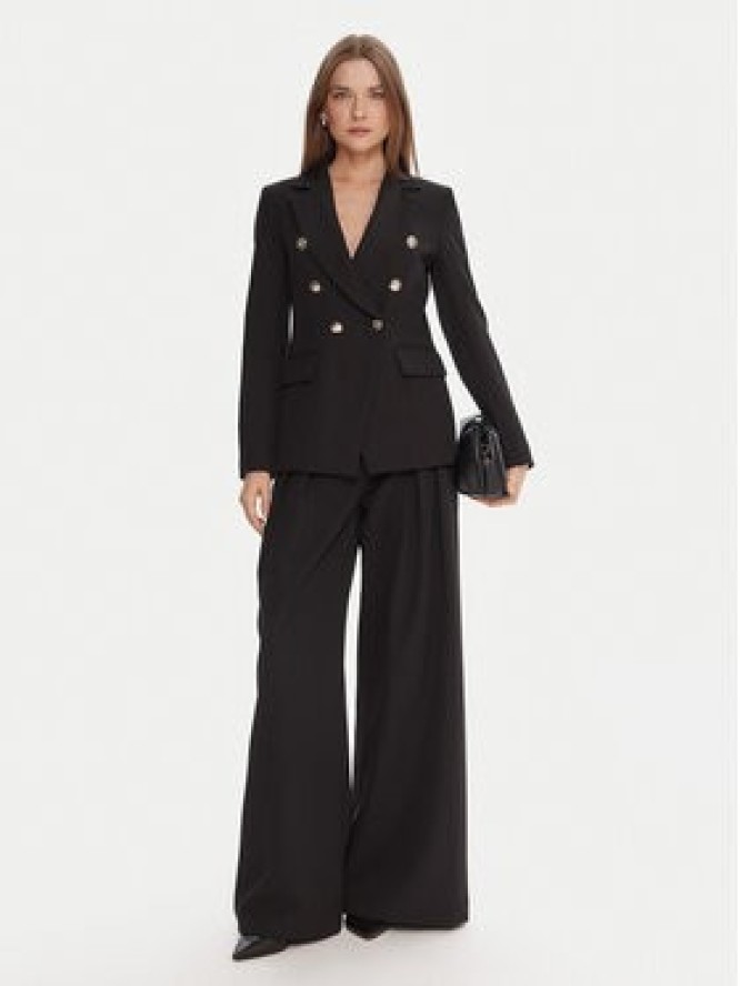 Maryley Spodnie materiałowe 25IB579/43NE Czarny Regular Fit