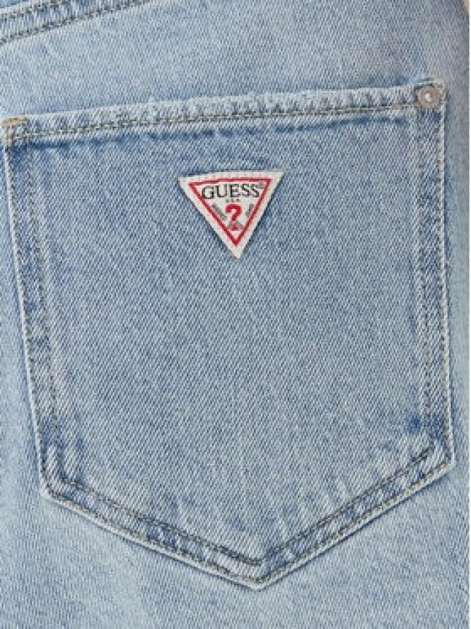 Guess Szorty jeansowe W5GD1A D4K30 Niebieski Regular Fit