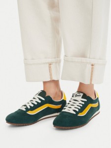 Vans Sneakersy Super Lowpro VN000XVK02I1 Zielony ciemny