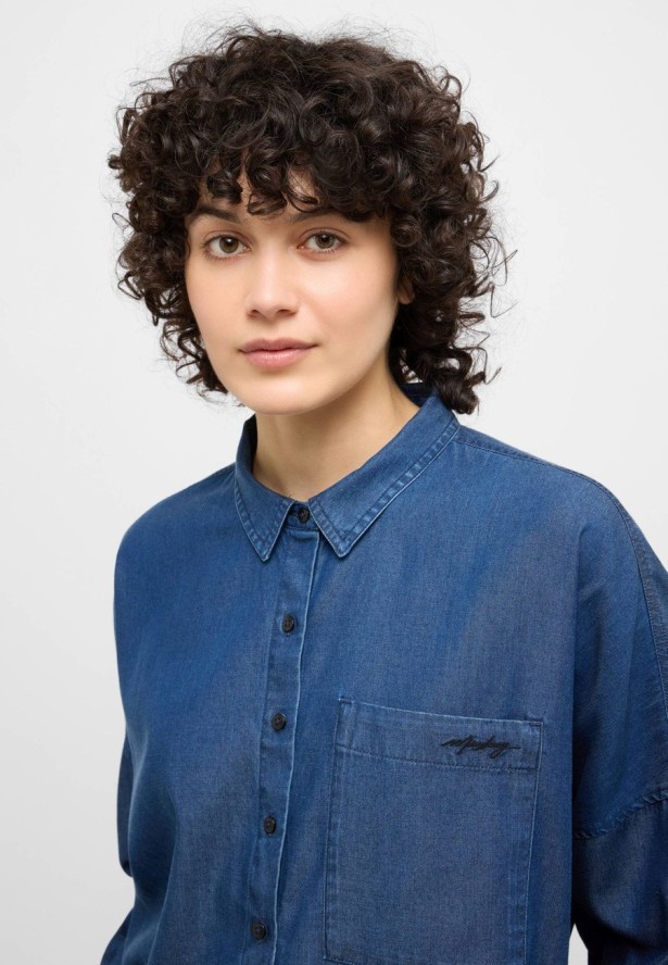 Damska Koszula Mustang Style Ruby Denim Blue 1015420 5000 840