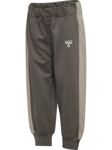 hummel Spodnie hmlMINI Loose Block, bawełna organiczna, regulowany pas – DARK