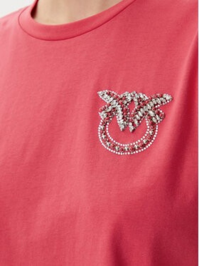 PINKO T-Shirt Nambrone 103320 A2G7 Czerwony Regular Fit
