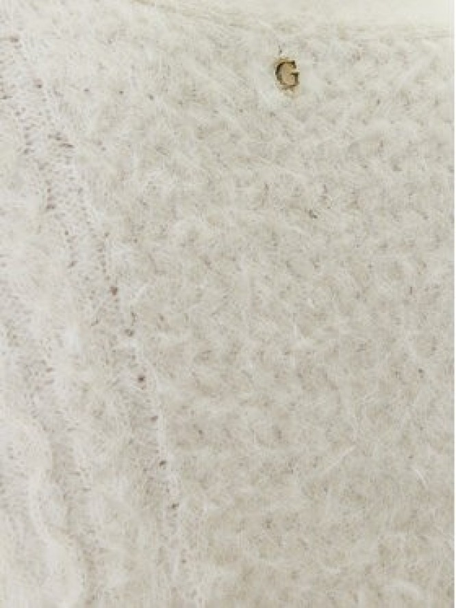 Guess Kardigan W5BR0D Z3BH0 Écru Relaxed Fit