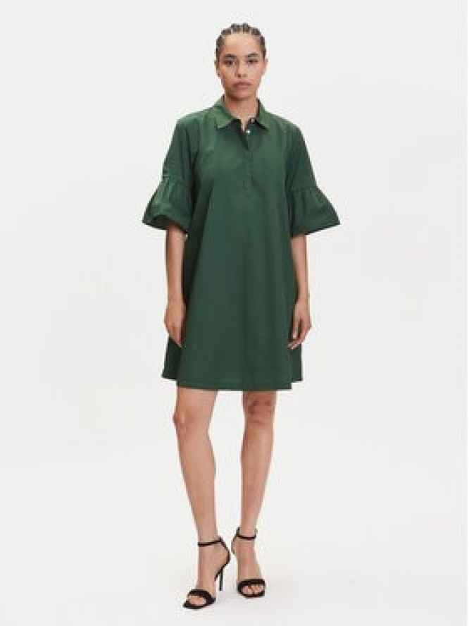 Marella Sukienka koszulowa Medicea 2515221192 Zielony Relaxed Fit