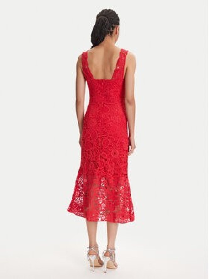 Guess Sukienka koktajlowa W5YK0U WHF50 Czerwony Regular Fit