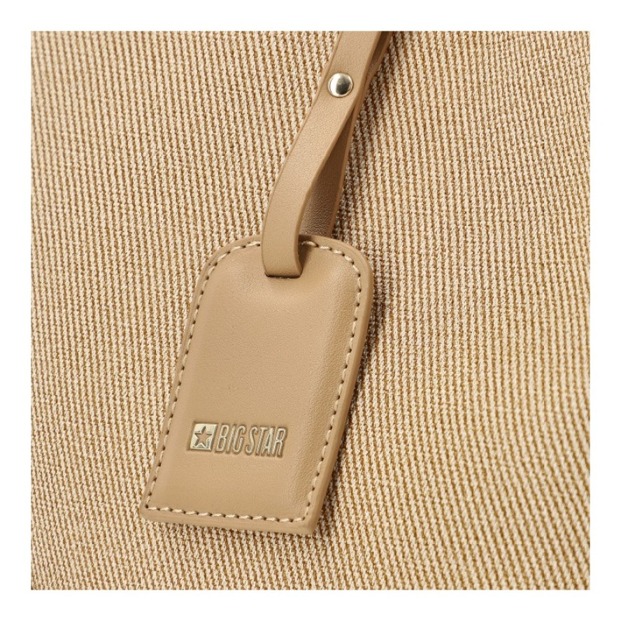 Brązowy Kuferek Big Star Modna Torebka Damska