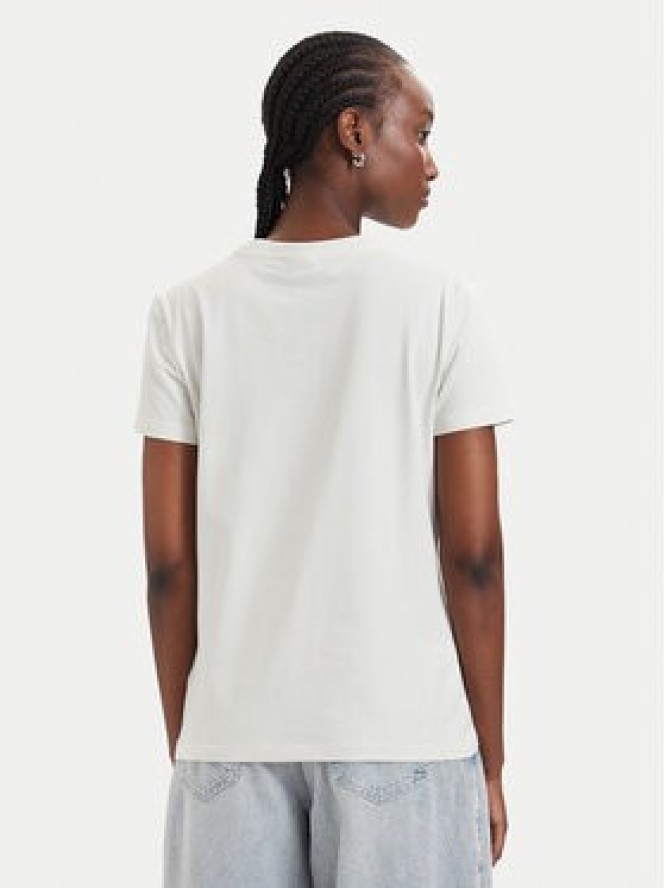 Guess T-Shirt V6GI12 K3325 Kremowy Regular Fit