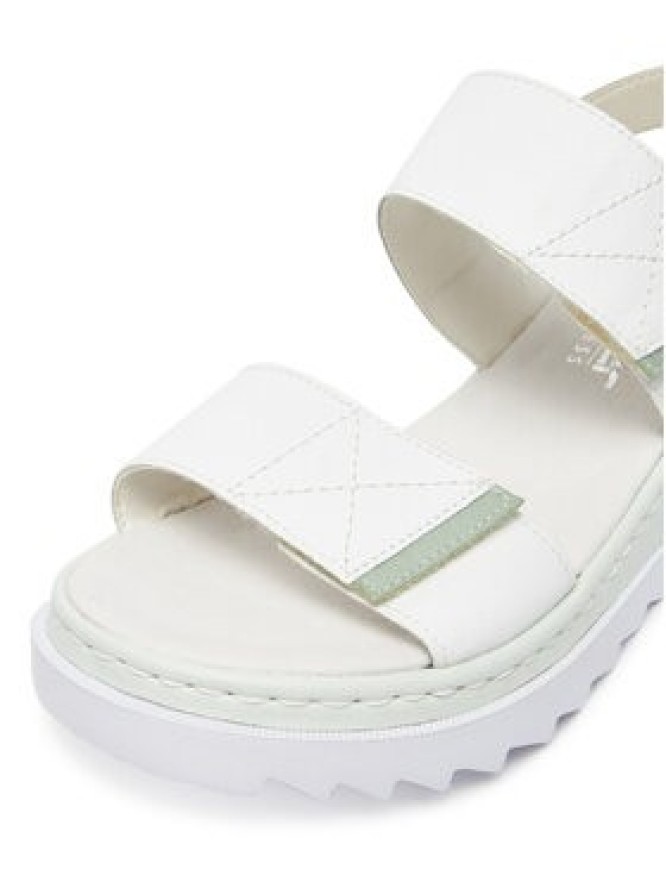 Rieker Sandały V4475-80 Biały