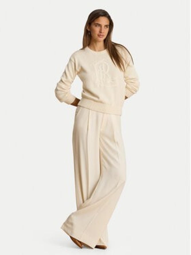 LAUREN RALPH LAUREN Sweter 200979653001 Kremowy Regular Fit