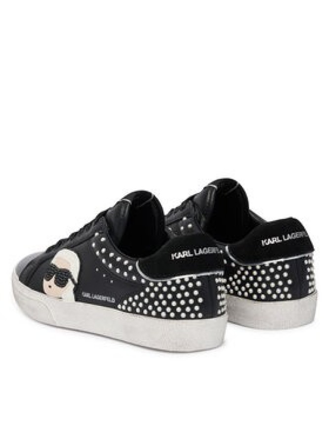 KARL LAGERFELD Sneakersy KL60130N Czarny