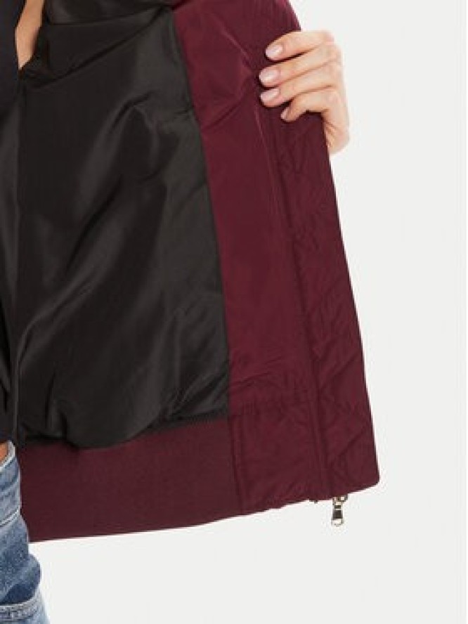 Patrizia Pepe Kurtka bomber 8O0185 A619 Bordowy Regular Fit