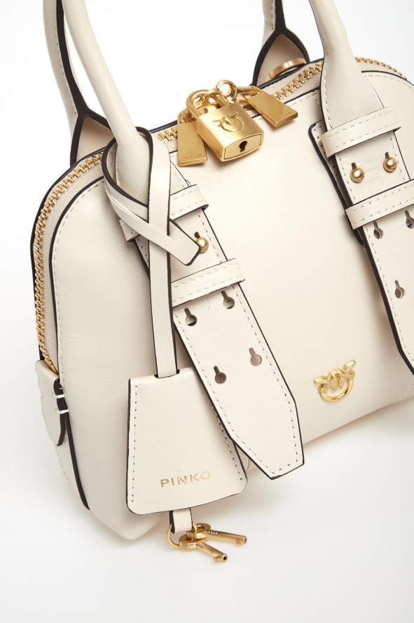 Torebka kuferek skórzany PINKO