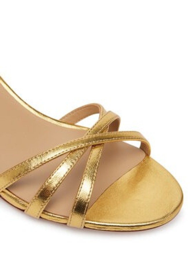 LAUREN RALPH LAUREN Sandały Kendyl 802P10398001 Złoty