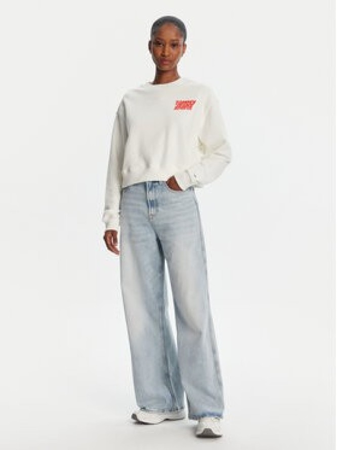 Tommy Jeans Jeansy Claire DW0DW21291 Niebieski Wide Leg