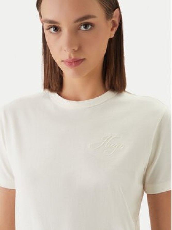 HUGO T-Shirt Damacia_7 50561233 Écru Regular Fit