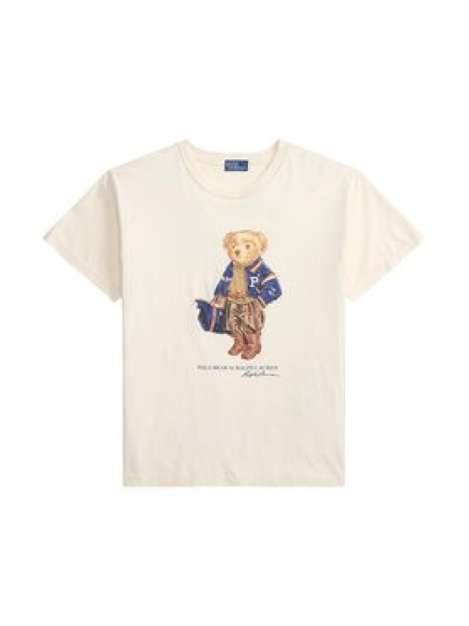Polo Ralph Lauren T-Shirt 211B17774001 Biały Regular Fit