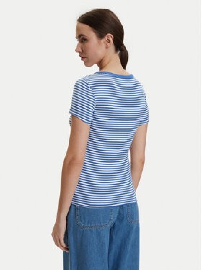 Tommy Jeans T-Shirt DW0DW17385 Niebieski Slim Fit