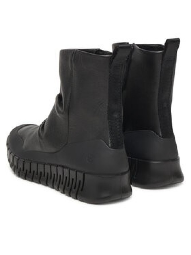 ECCO Botki Gruuv Pull On Mid FashiOn 21831351052 Czarny