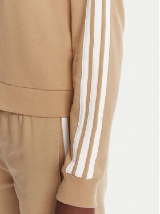 adidas Bluza Essentials 3-Stripes JY3133 Beżowy Regular Fit