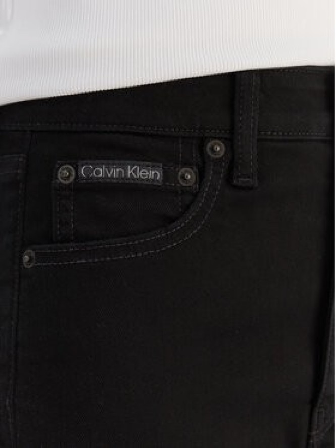 Calvin Klein Jeans Jeansy LV047D740G Czarny Slim Fit