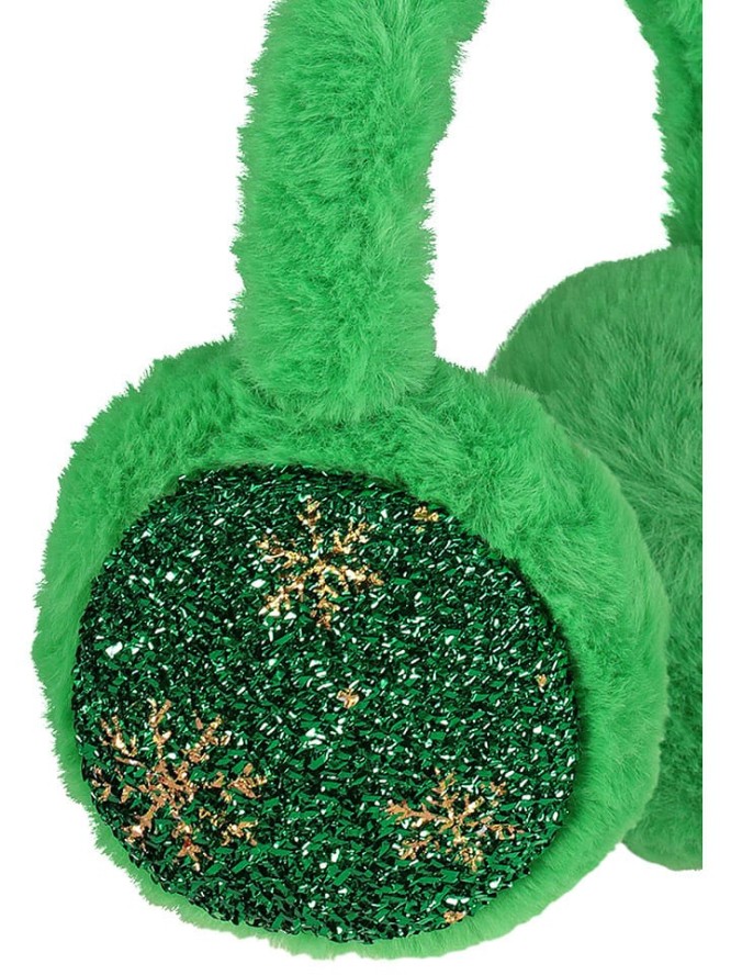 Eight2Nine Pluszowe nauszniki w kolorze zielonym rozmiar: onesize