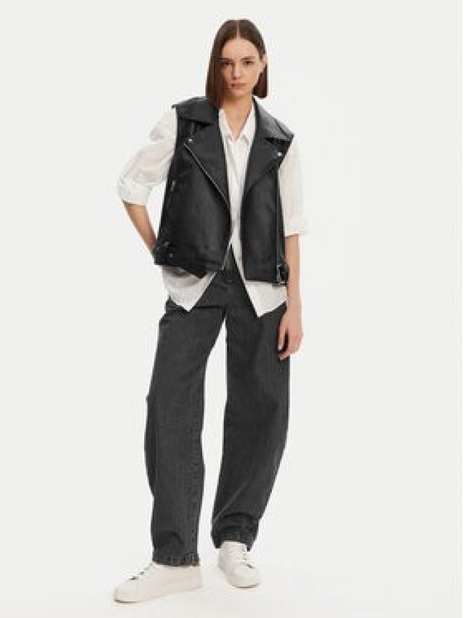 Noisy May Bezrękawnik Lina 27033196 Czarny Regular Fit