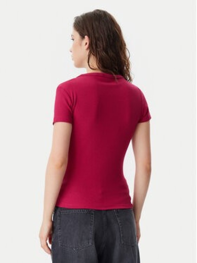 Tommy Jeans T-Shirt Essential DW0DW17385 Różowy Slim Fit