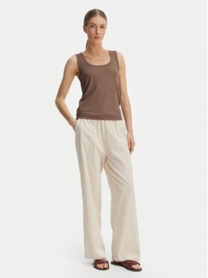 ONLY Spodnie materiałowe Tizana 15319090 Beżowy Regular Fit