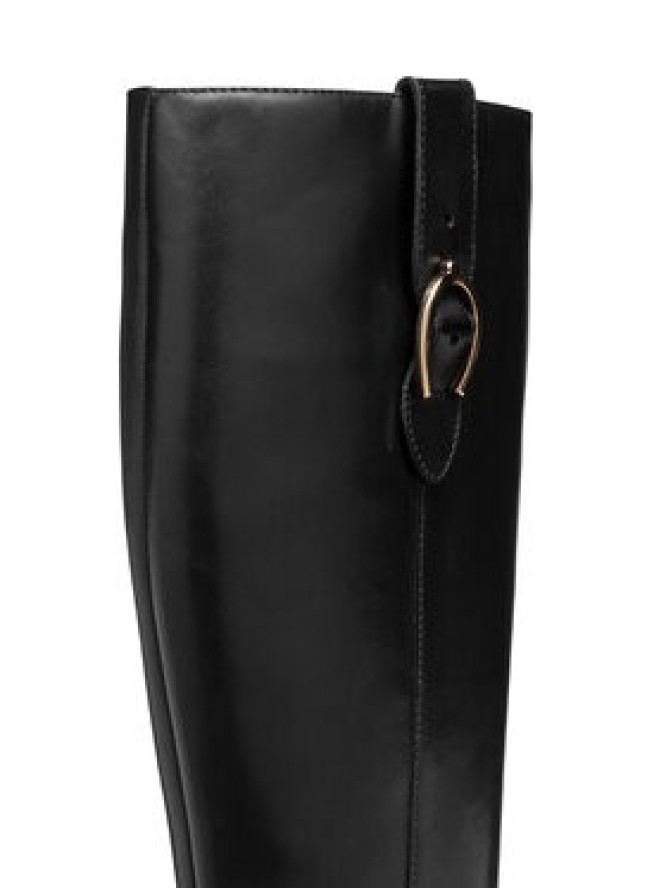 Geox Oficerki D Walk Pleasure D46TGD 00043 C9999 Czarny