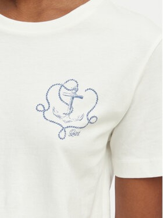 Gant T-Shirt 4201440 Biały Regular Fit