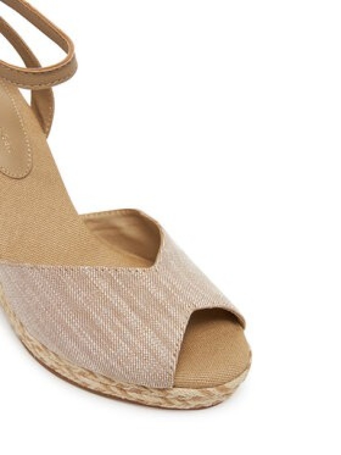 Tommy Hilfiger Espadryle Chambray High Wedge Espadrille FW0FW08588 Beżowy