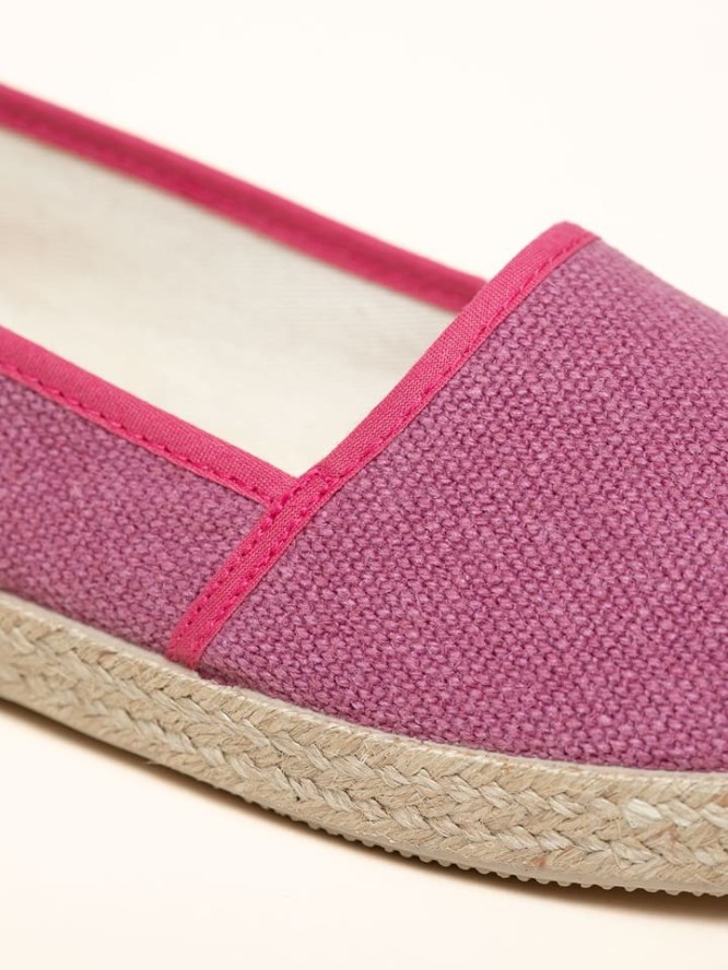 kitz-pichler Espadryle "Camping Linen uni V" w kolorze fioletowym rozmiar: 39