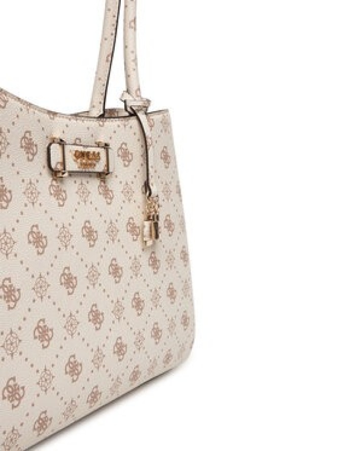 Guess Torebka Carrie Logo HWGP98 98220 Écru