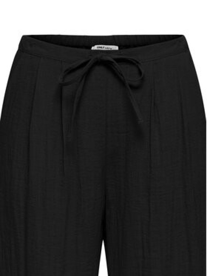 ONLY Spodnie materiałowe Lita 15370273 Czarny Relaxed Fit
