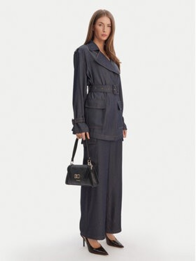 Guess Marynarka W6RL50 WL842 Granatowy Regular Fit