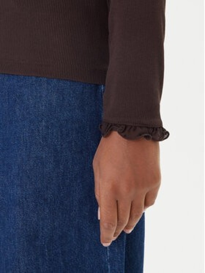 ONLY Bluzka Leslie 15277888 Brązowy Regular Fit