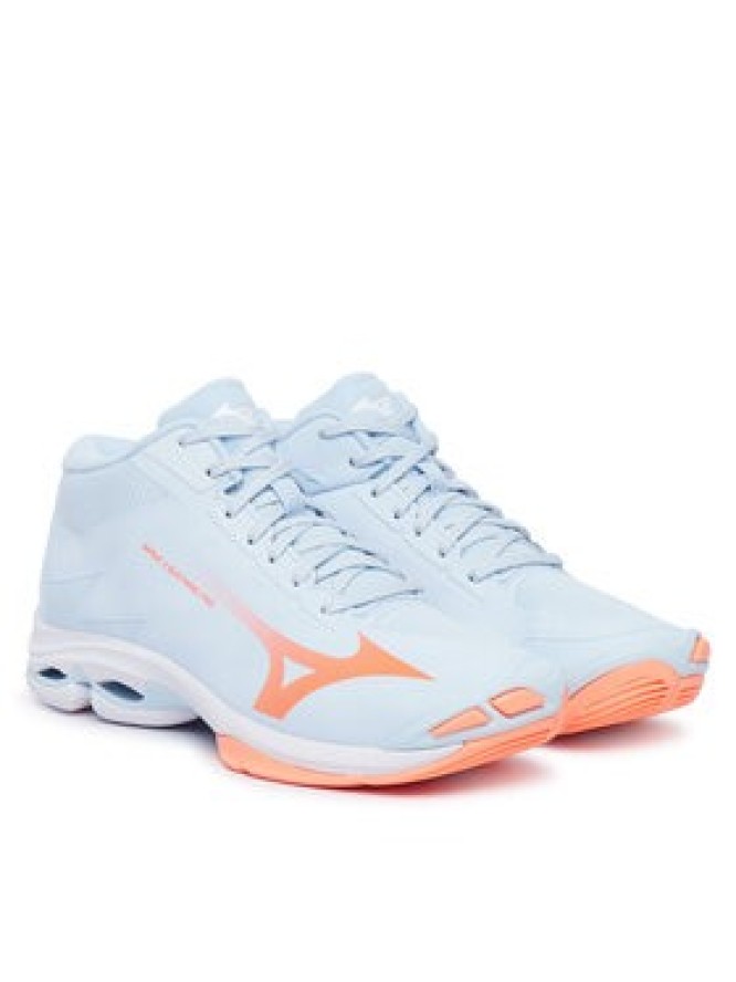 Mizuno Buty halowe Wave Lightning Pro Mid V1GC2665 Niebieski jasny