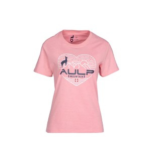 Koszulka damska AULP ROSSI bawełniana oddychająca luźny krój