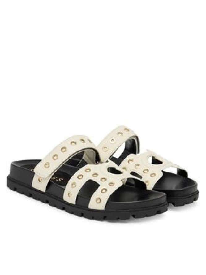 Guess Klapki FLPFAS ELE03 Écru