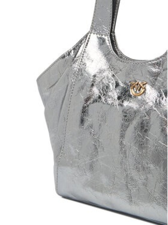 PINKO Torebka Tote Mini Bag AI 25-26 PLTT 104645 A2OT Srebrny