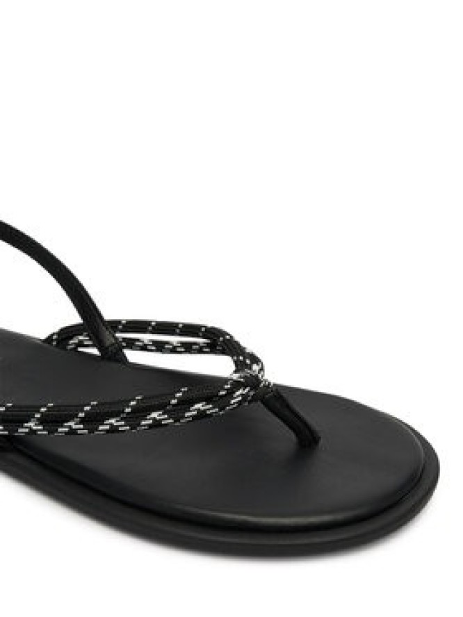Tommy Jeans Sandały Tjw Casual Rope Sandal EN0EN02951 Czarny